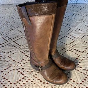 Earth Origins Wide Calf Saddle Boots